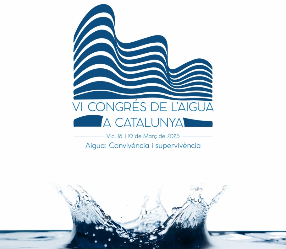 Portada del Document de Conclusions del VI Congrés de l'Aigua a Catalunya